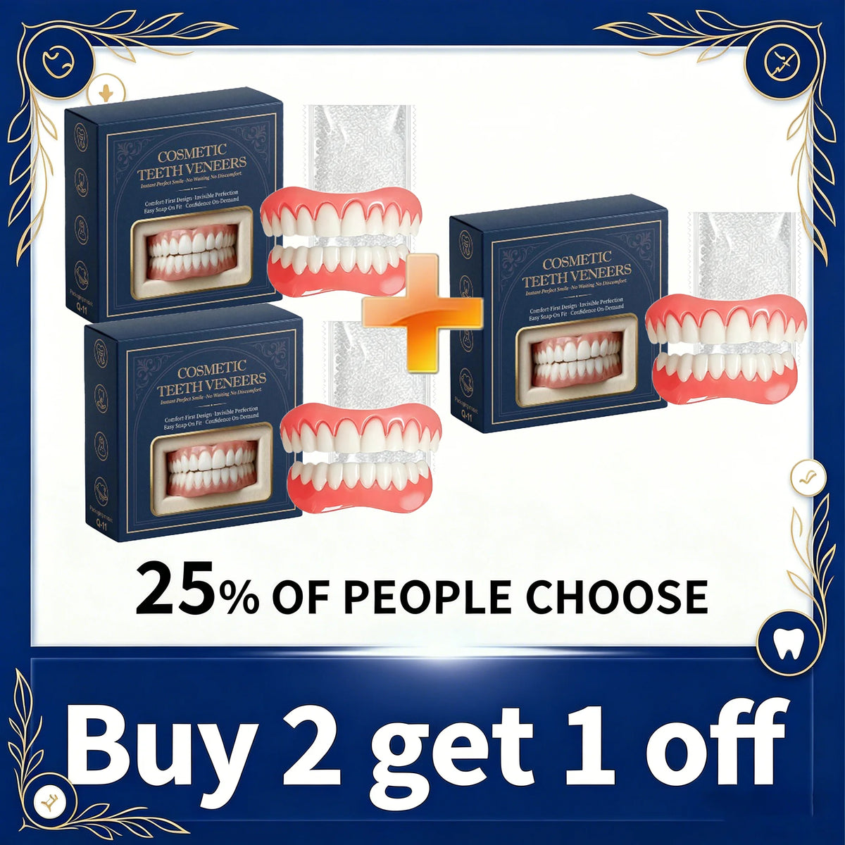 Moldable Thermoplastic Denture Fitting Kit for Natural Smile