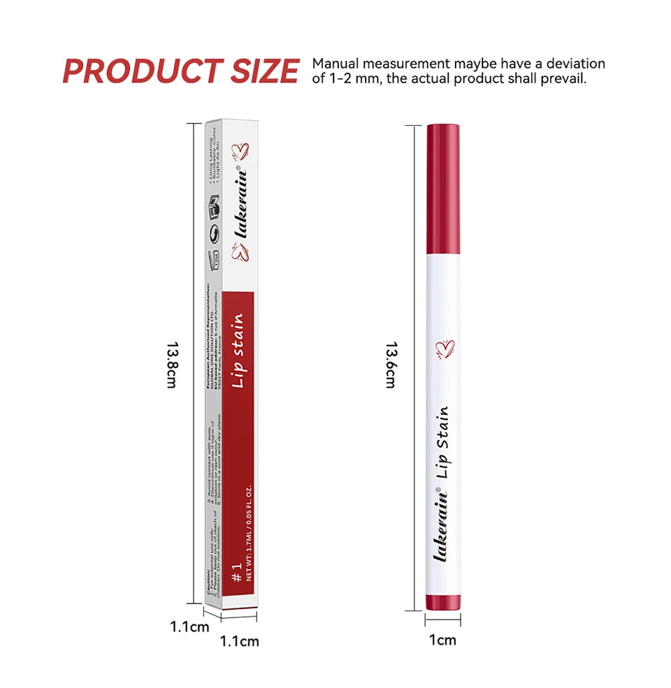 Dual-Sided Long-Lasting Lip Contour Stain and Liner Pen - 27