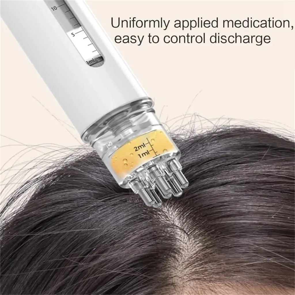 Portable Scalp Oil Applicator and Massage Comb for Hair Care - 9