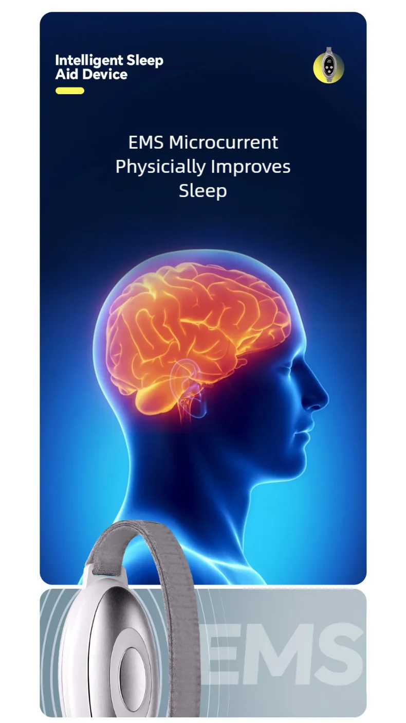 Microcurrent Handheld Sleep Aid Device for Insomnia and Anxiety Relief