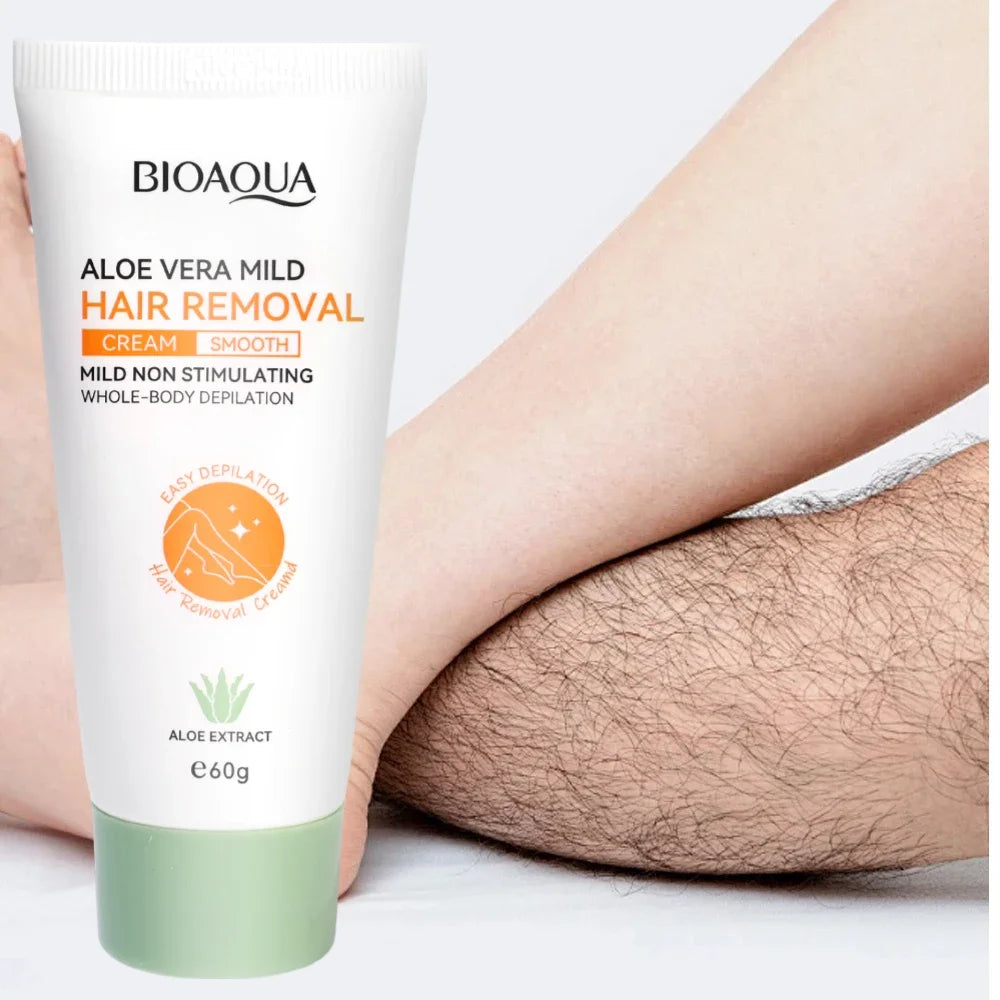 Painless Aloe Vera Hair Removal Cream for Full Body and Intimate Areas - 12