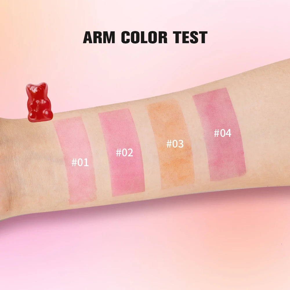Cooling Water Jelly Blush Stick for Long Lasting Natural Lip and Cheek Tint