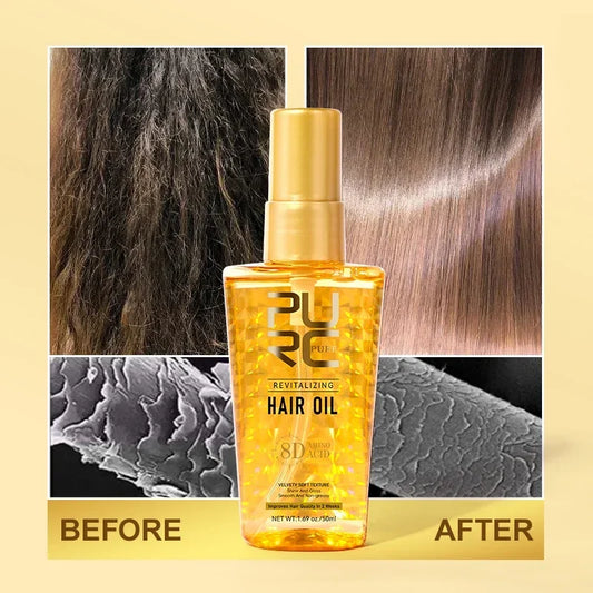 Amino Acid Revitalizing Hair Oil for Frizz Control and Damage Repair
