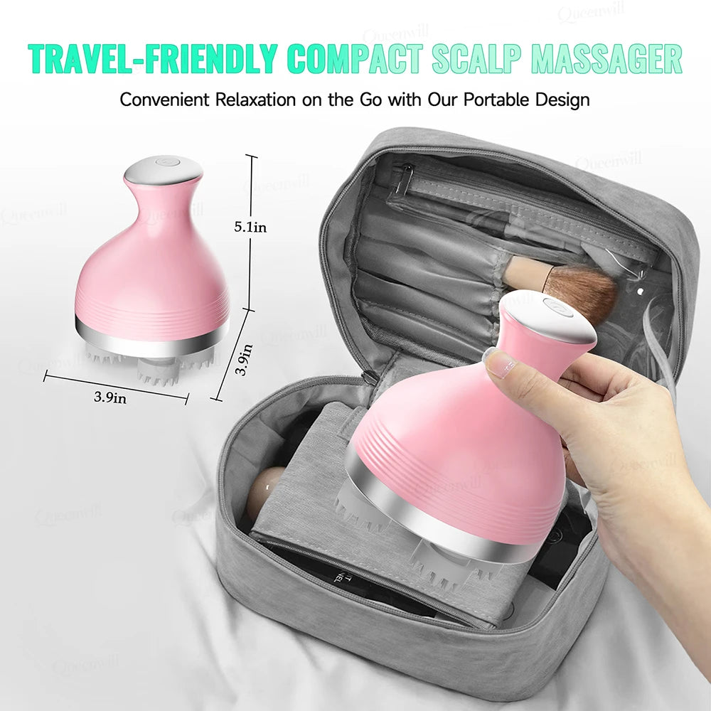 Portable Oral Irrigator and Electric Scalp Massager Set
