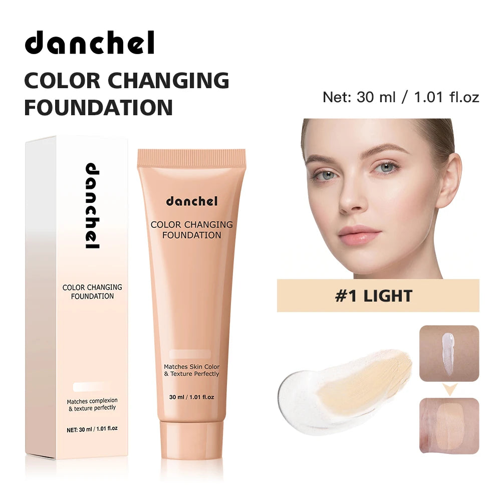Color-Changing Liquid Foundation for Flawless Even Skin Tone Coverage - 22