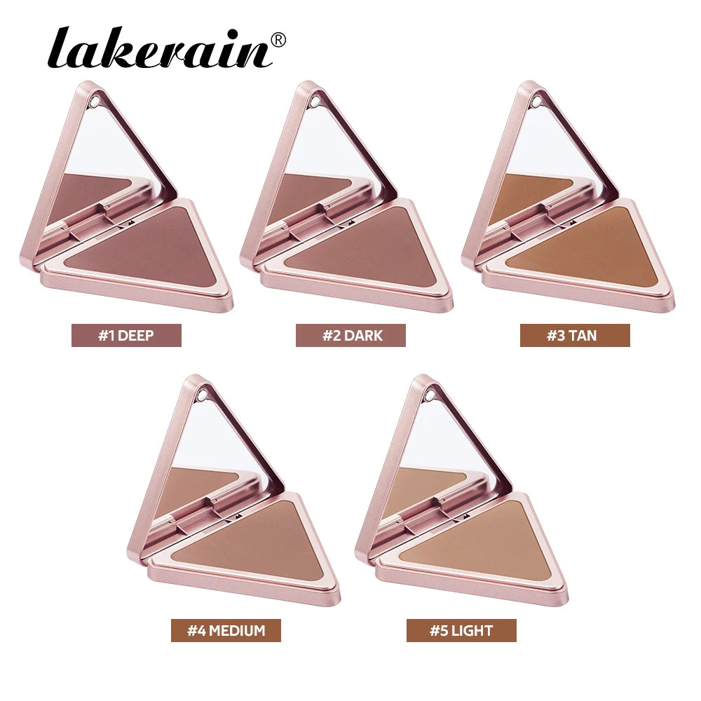 Long-Lasting Matte Bronzer Powder for Smooth Face Contouring - 35