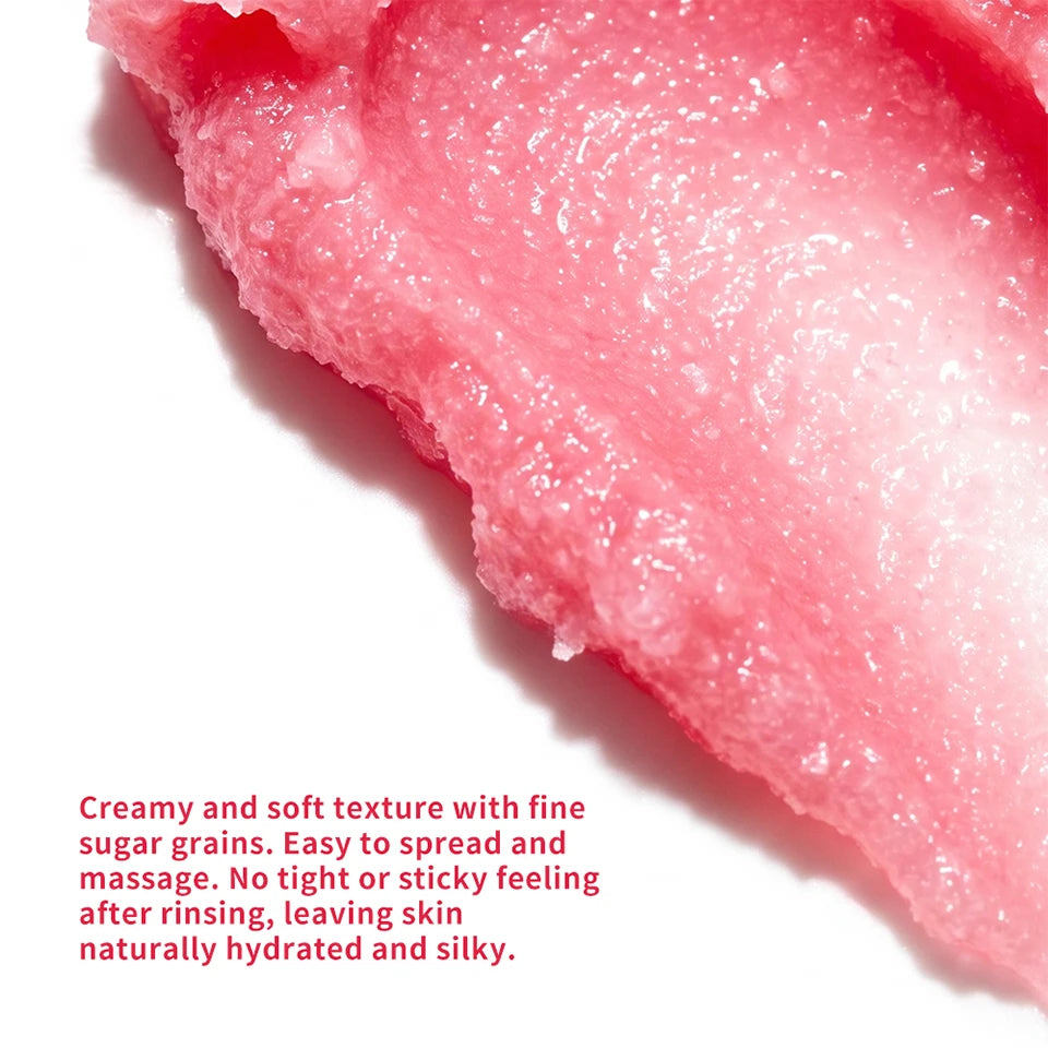Raspberry and Vanilla Sugar Body Scrub for Smooth Nourished Skin - 12