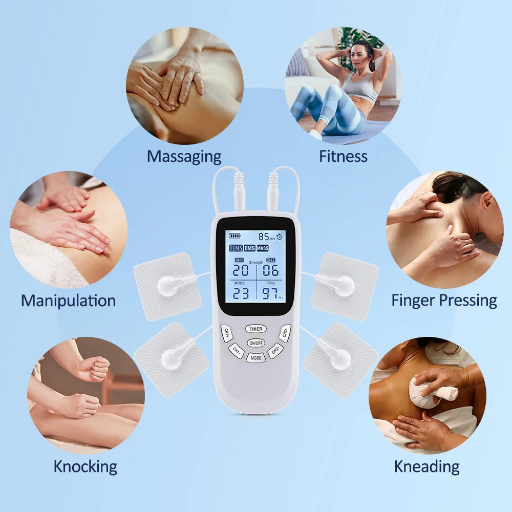 Digital TENS and EMS Muscle Stimulator for Pain Relief and Recovery - 7