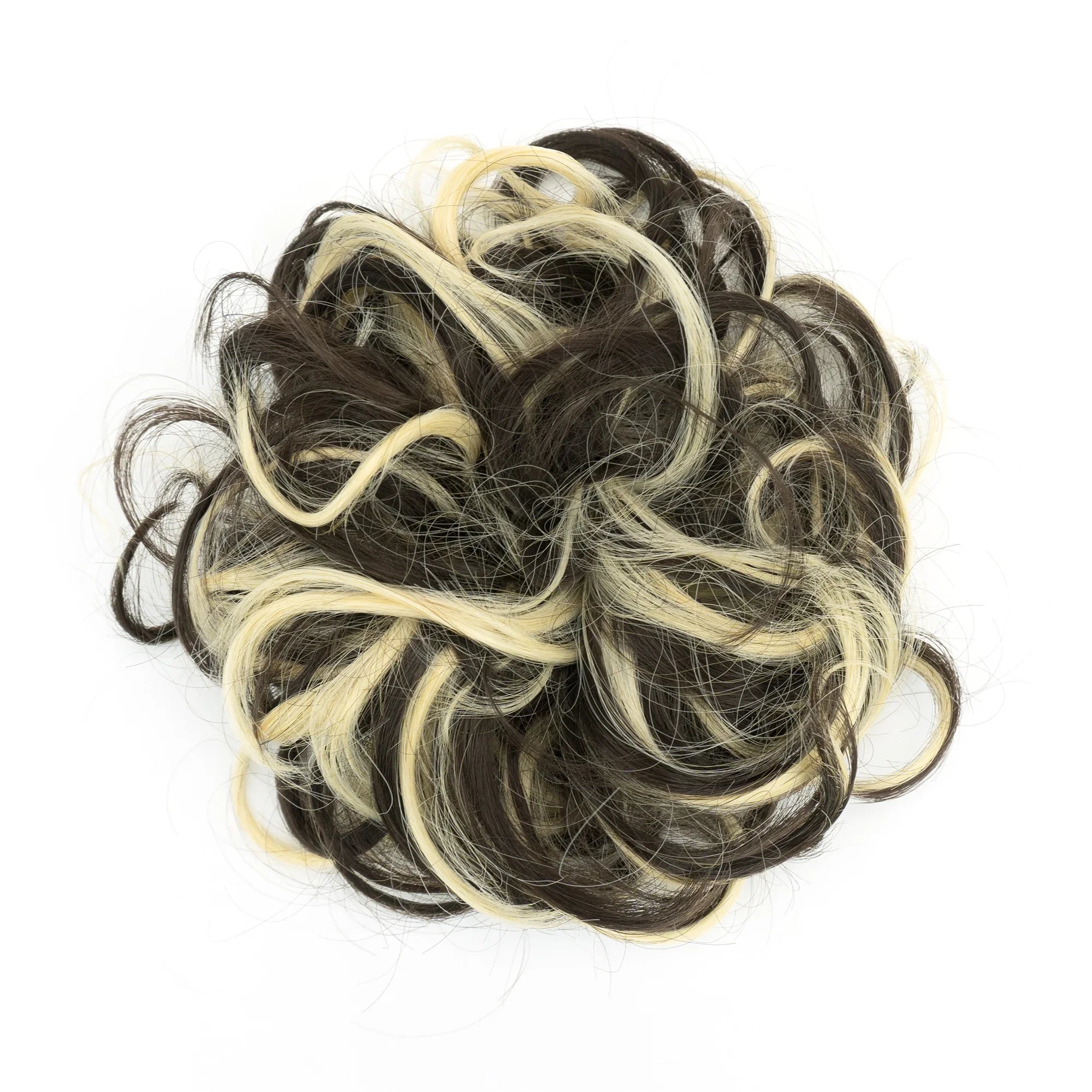 Messy Curly Hair Bun Extension for Instant Volume and Elegant Styles - 18