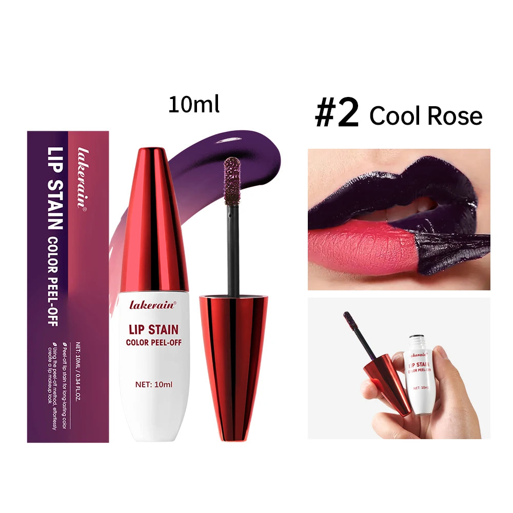 Long-Lasting Waterproof Peel-Off Lip Stain Tint for All-Day Wear - 39