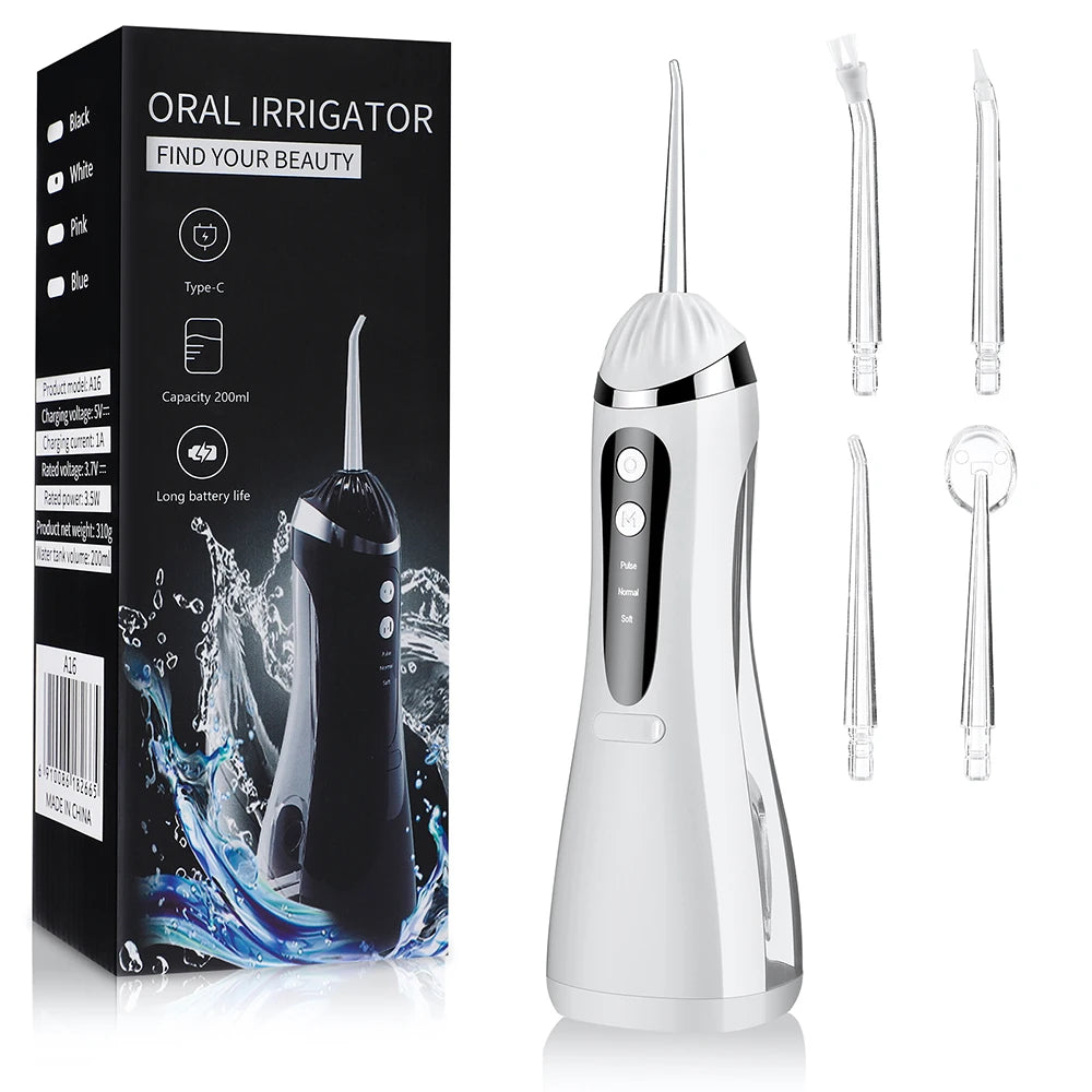 Portable Electric Water Flosser for Deep Teeth Cleaning and Gum Health - 9