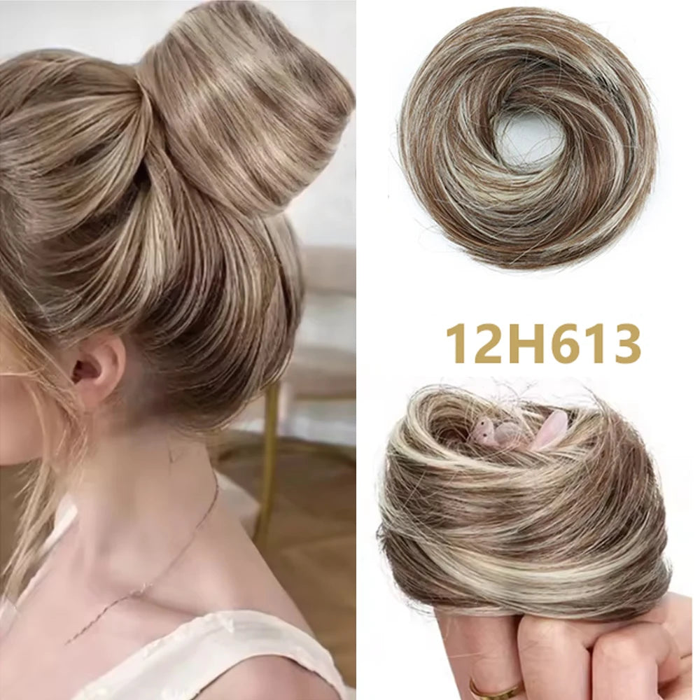Messy Bun Hair Extension Scrunchie