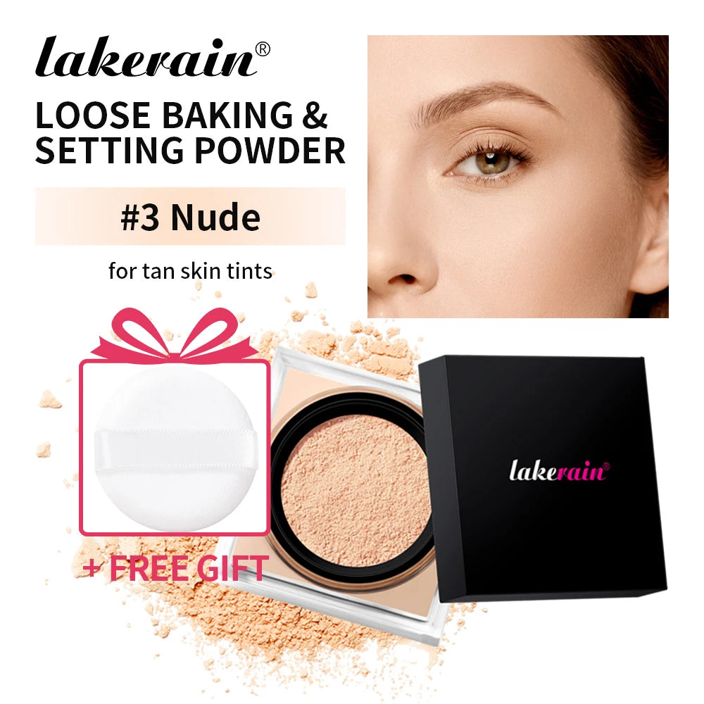 Matte Setting and Baking Loose Powder for Long-Lasting Oil Control