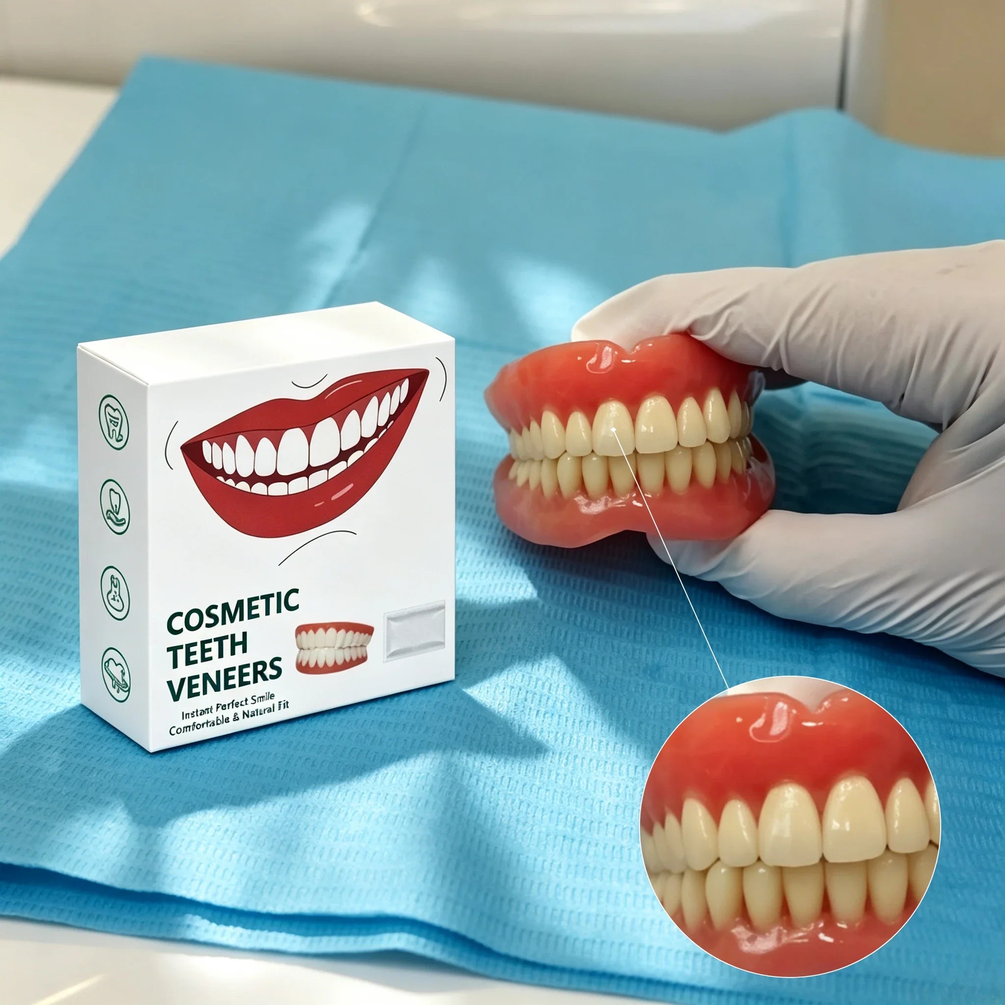 Custom Fit Temporary Denture Veneers for Instant Natural Smile Restoration - 7