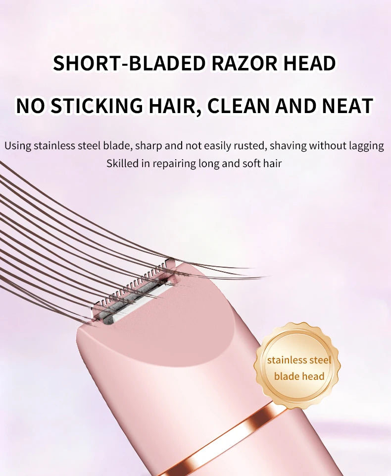 3-in-1 Electric Waterproof Bikini Trimmer and Body Hair Shaver for Women - 14