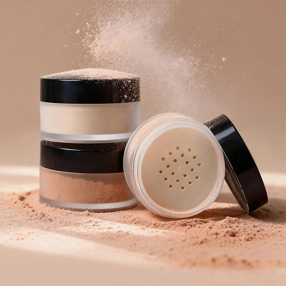 Translucent Loose Setting Powder for Flawless Matte Makeup Finish - 21