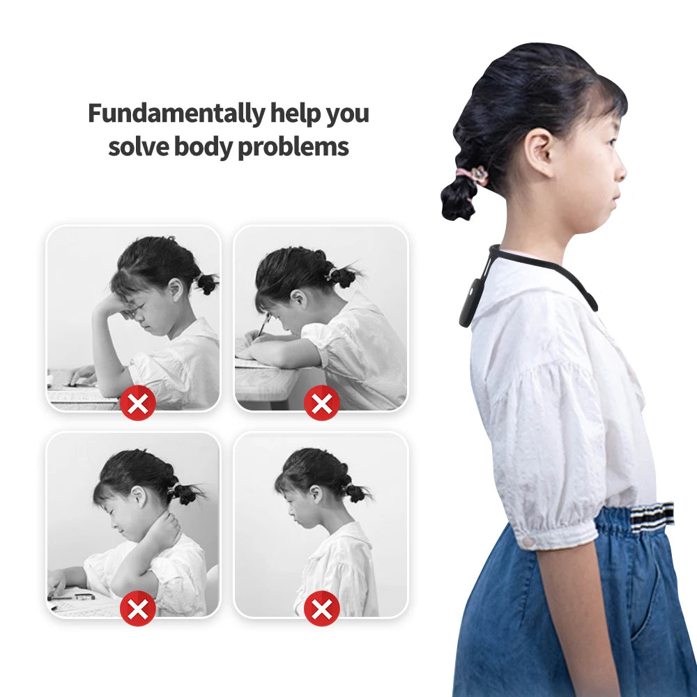 Intelligent Posture Corrector with LCD Display and Vibration Reminder