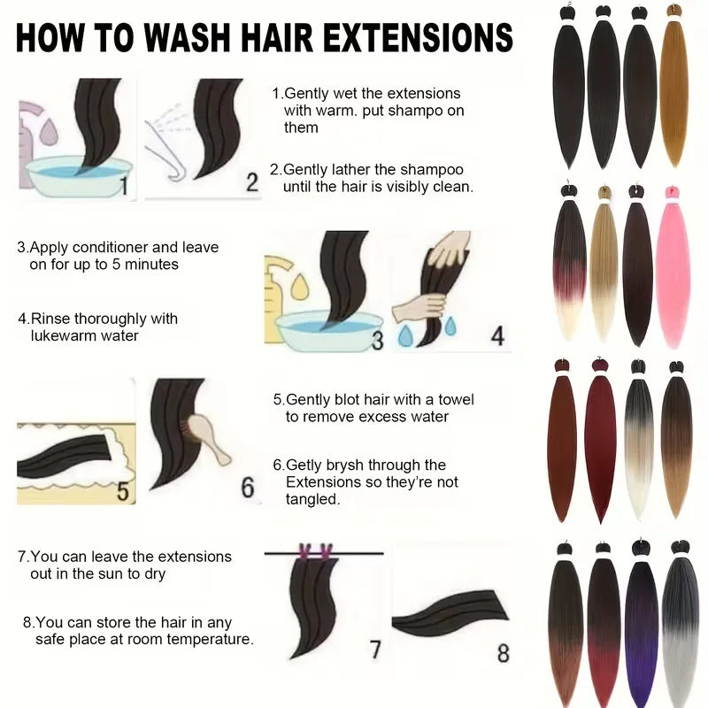 14 Inch Purple Synthetic Braiding Hair Extensions for DIY Styles