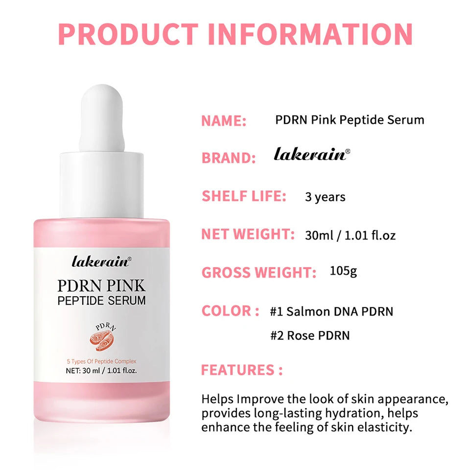 Salmon PDRN Peptide Serum and Collagen Volume Balm Set for Radiant Skin
