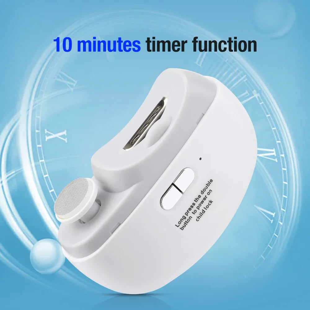 Electric Automatic Nail Clipper with Built-in Light for Safe Trimming - 4