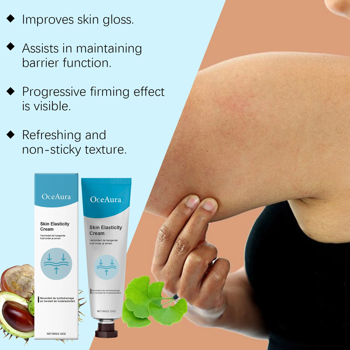 Body Firming Cream for Tightening Saggy Skin and Reducing Cellulite