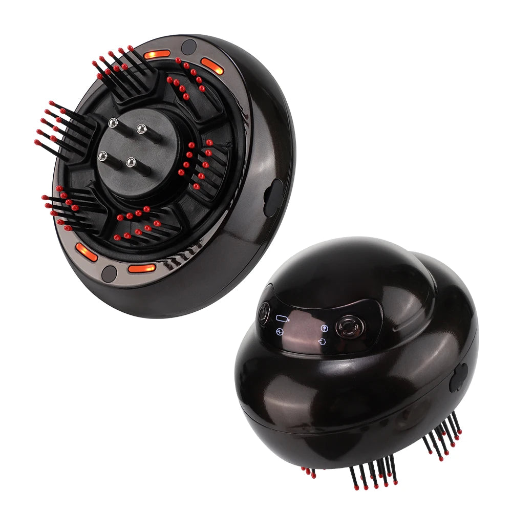 Electric Scalp Massager and Hair Oil Applicator with LED Light Therapy - 19