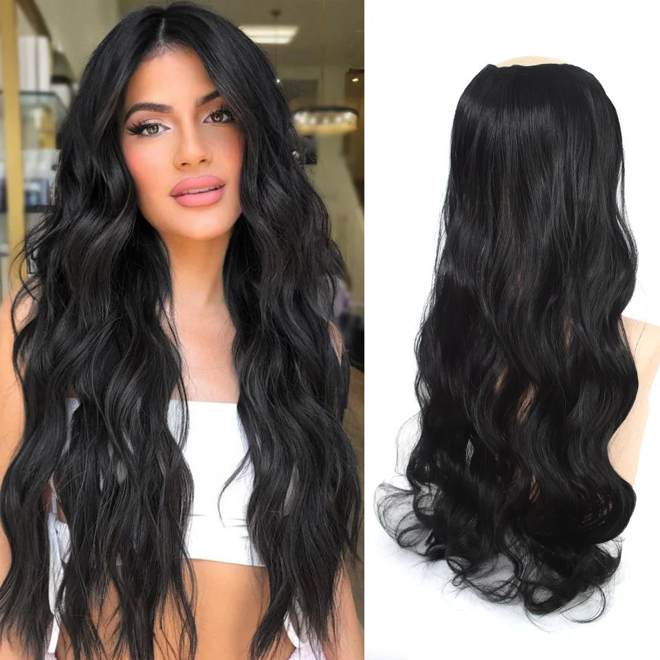 24 Inch Wavy Clip-In Hair Extensions for Instant Volume - 12