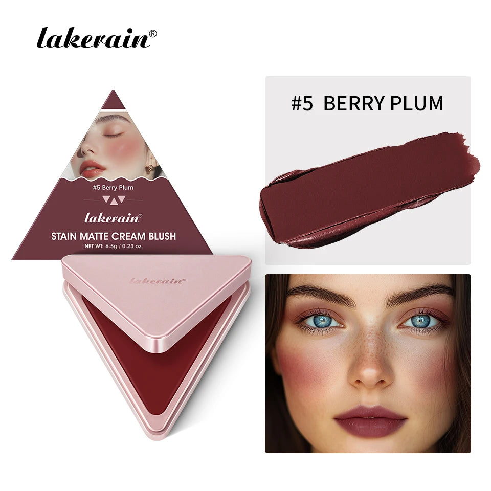 2-in-1 Cream and Powder Blush Palette for Long-Lasting Radiant Makeup - 23