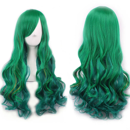 Long Wavy Synthetic Cosplay Wig with Bangs