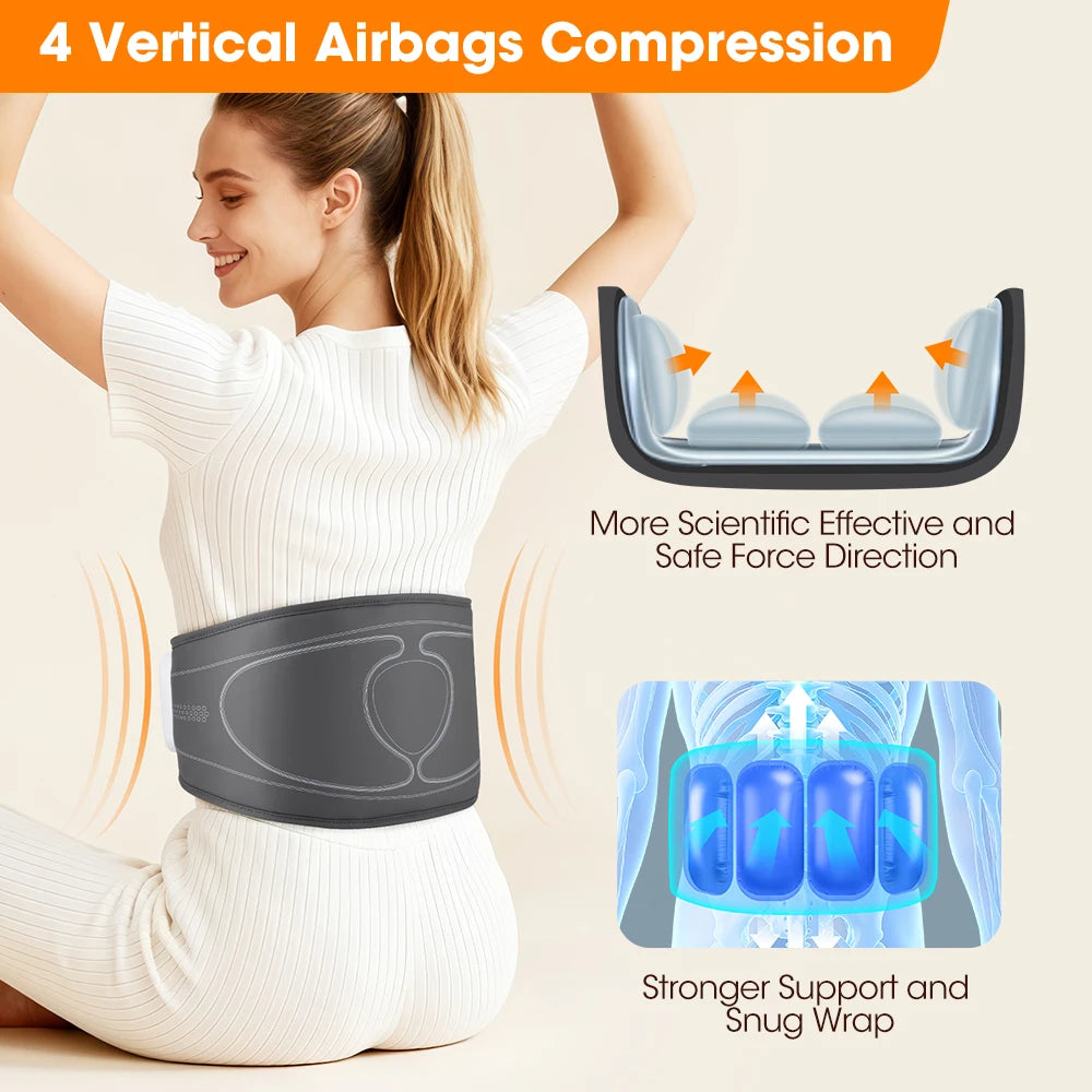 Cordless Heated Back Massage Belt with Air Compression - 3