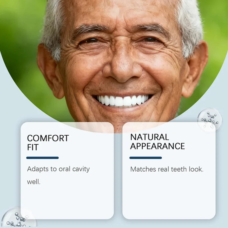 Instant Full Set Dentures for Natural Smile and Confidence