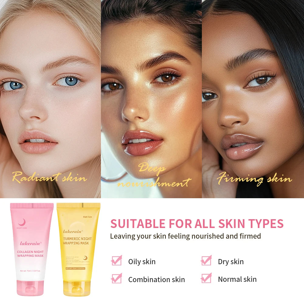 Overnight Hydrating and Firming Peel-Off Face Mask Duo Set - 2