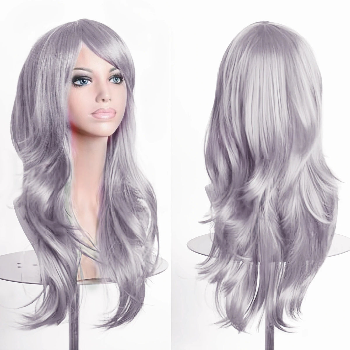Long Wavy Synthetic Hair Wig for Cosplay and Costume Parties