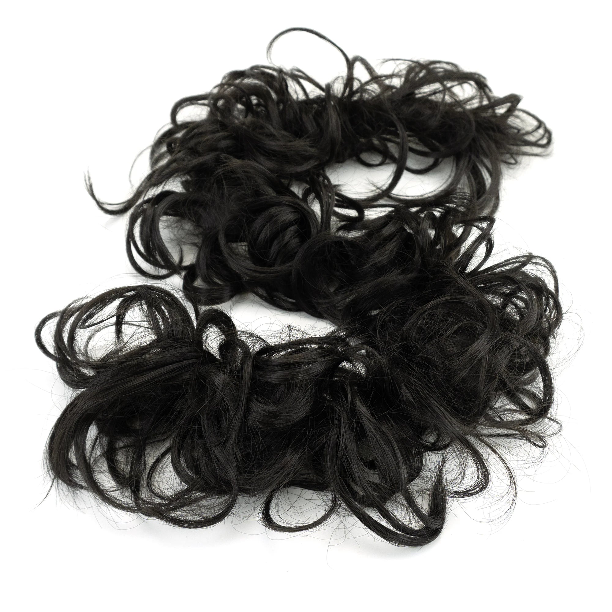 Messy Curly Hair Bun Scrunchie for Instant Volume - 14