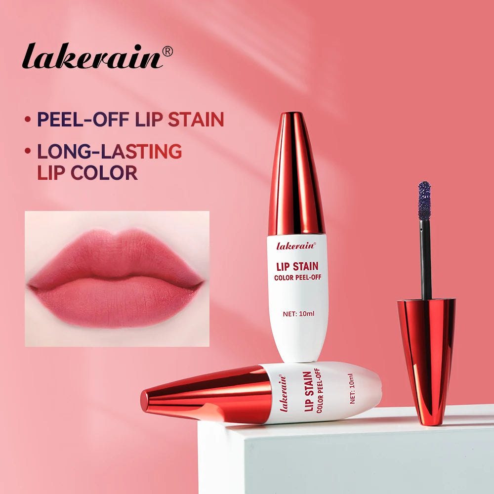 Long-Lasting Waterproof Peel-Off Lip Stain Tint for All-Day Wear - 3