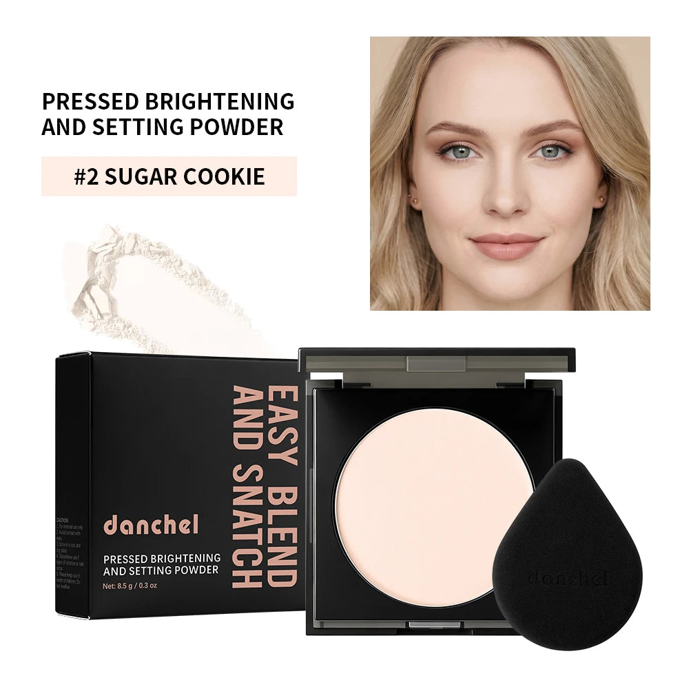 Oil Control Matte Pressed Powder for Flawless Long Lasting Face Makeup