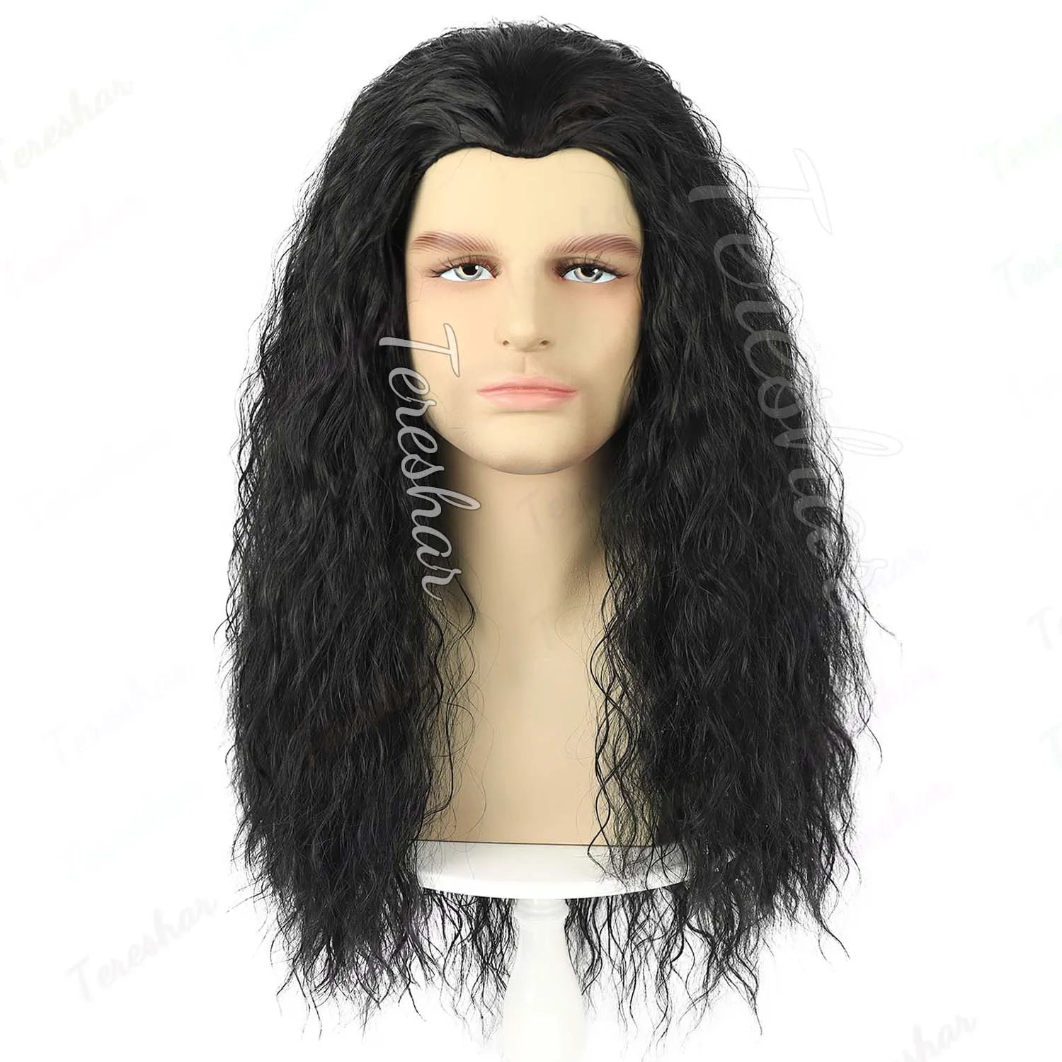 Long Curly Synthetic Witch Wig for Halloween Costume and Cosplay Parties - 13