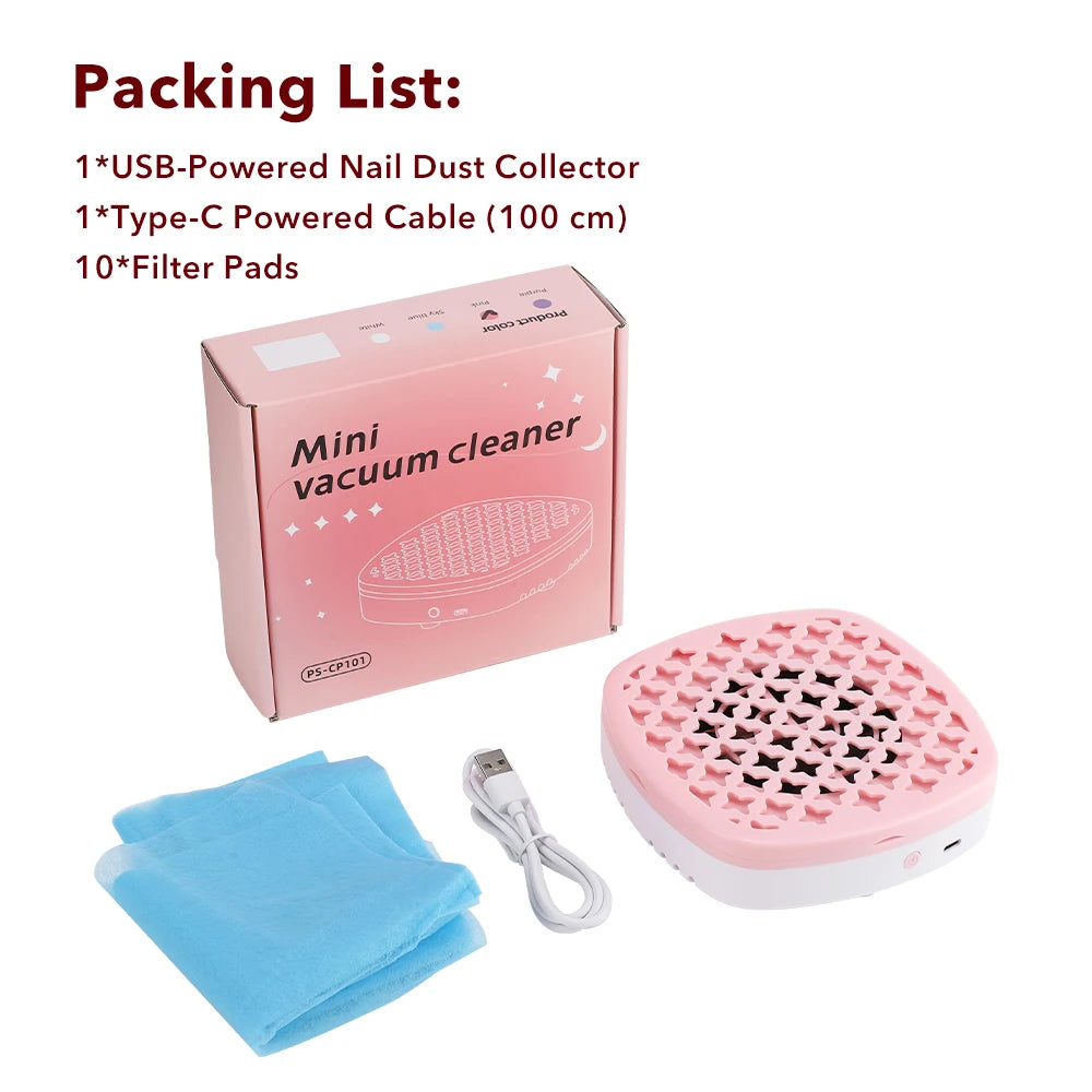 USB Powered Nail Dust Collector for Gel Manicure and Salon Use - 22