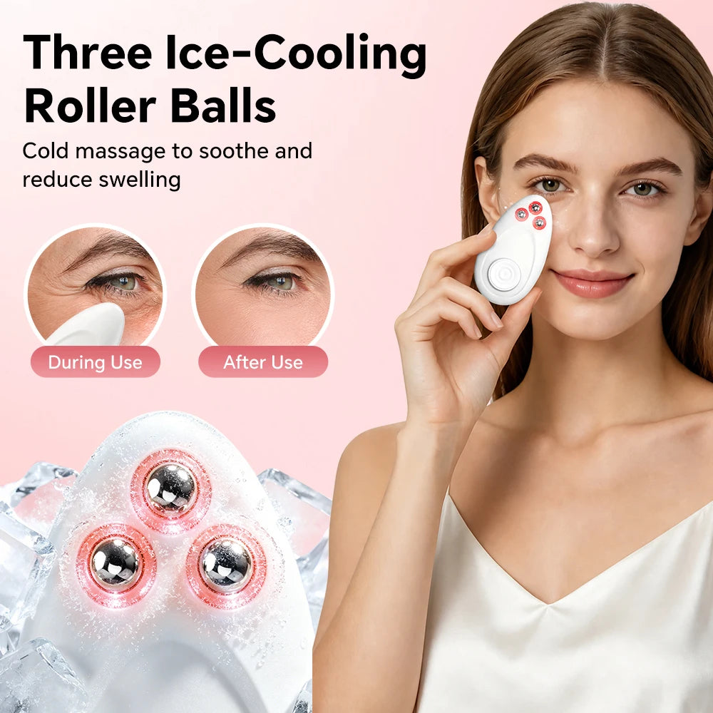 Intelligent Vibration Eye Massager for Depuffing and Skin Lifting - 4