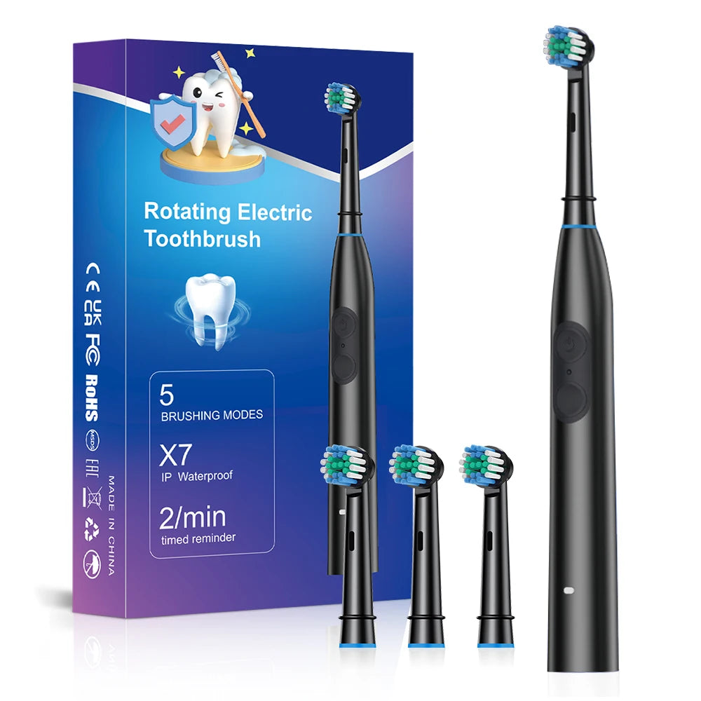 Rechargeable Rotating Electric Toothbrush with 5 Cleaning Modes - 19