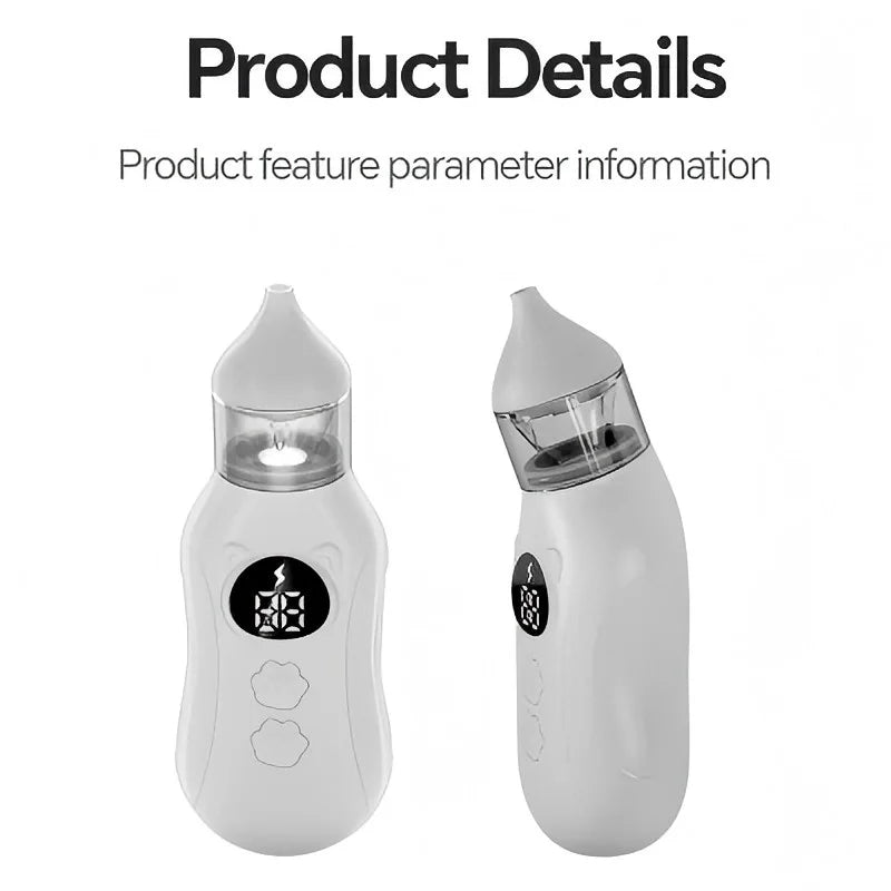 Electric Baby Nasal Aspirator with 9 Suction Levels for Newborns
