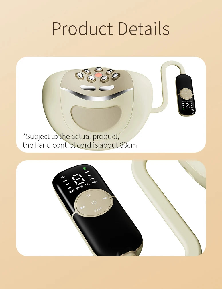 Cervical Neck Traction Massager Pillow with Deep Tissue Kneading Nodes - 15