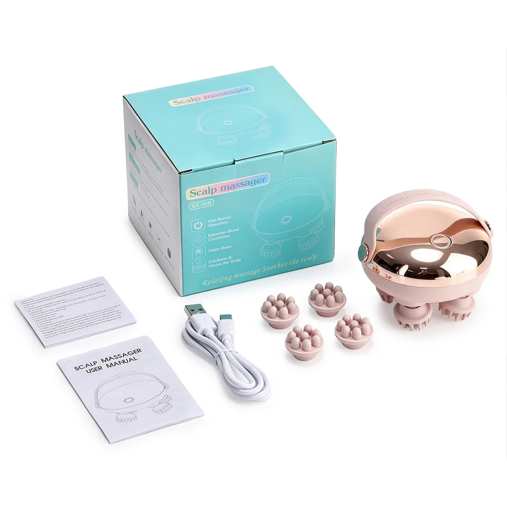 Electric Scalp and Body Massage Tool for Muscle Relief and Relaxation - 15
