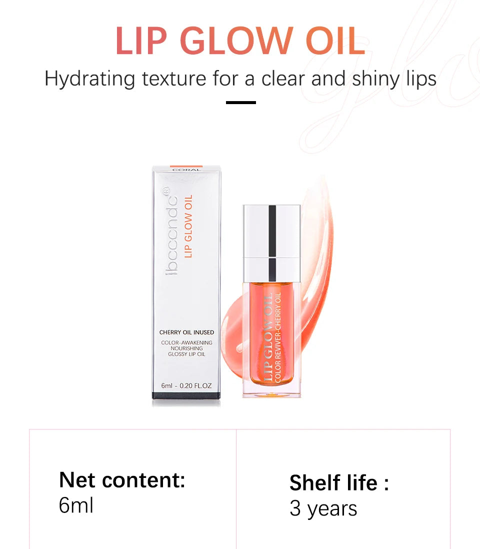 Crystal Jelly Moisturizing Lip Oil for Hydrated and Plump Looking Lips