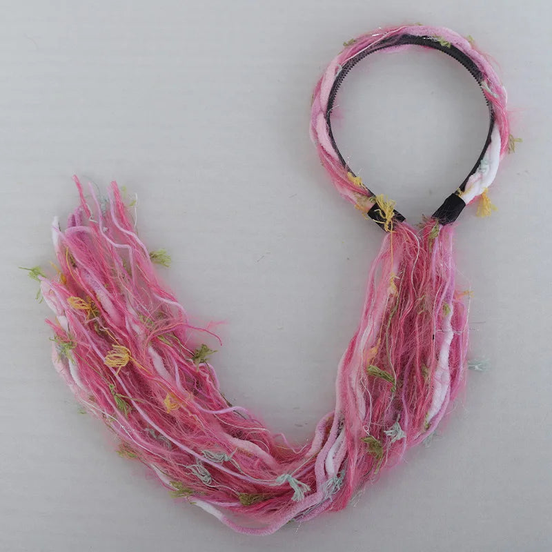 Bohemian Braided Dreadlock Headband for Festivals - 14
