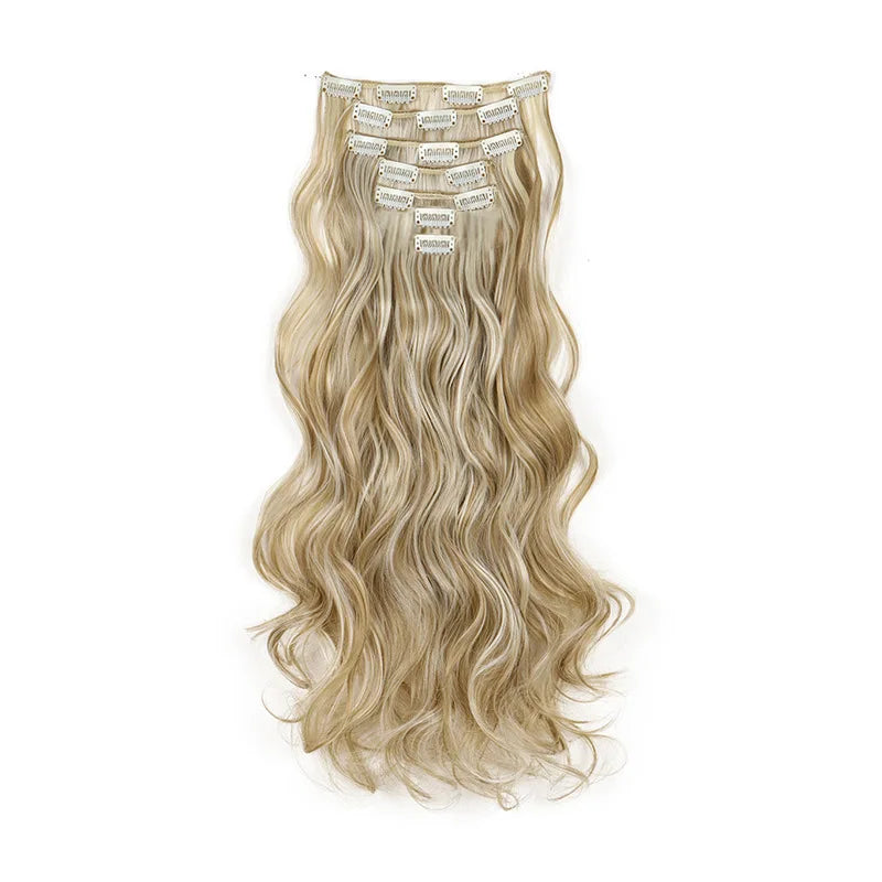 Straight Clip-in Hair Extensions for Instant Length and Volume - 23