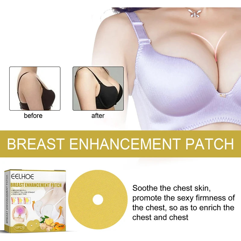 Ginger Infused Natural Breast Enhancement Lifting Patches - 3