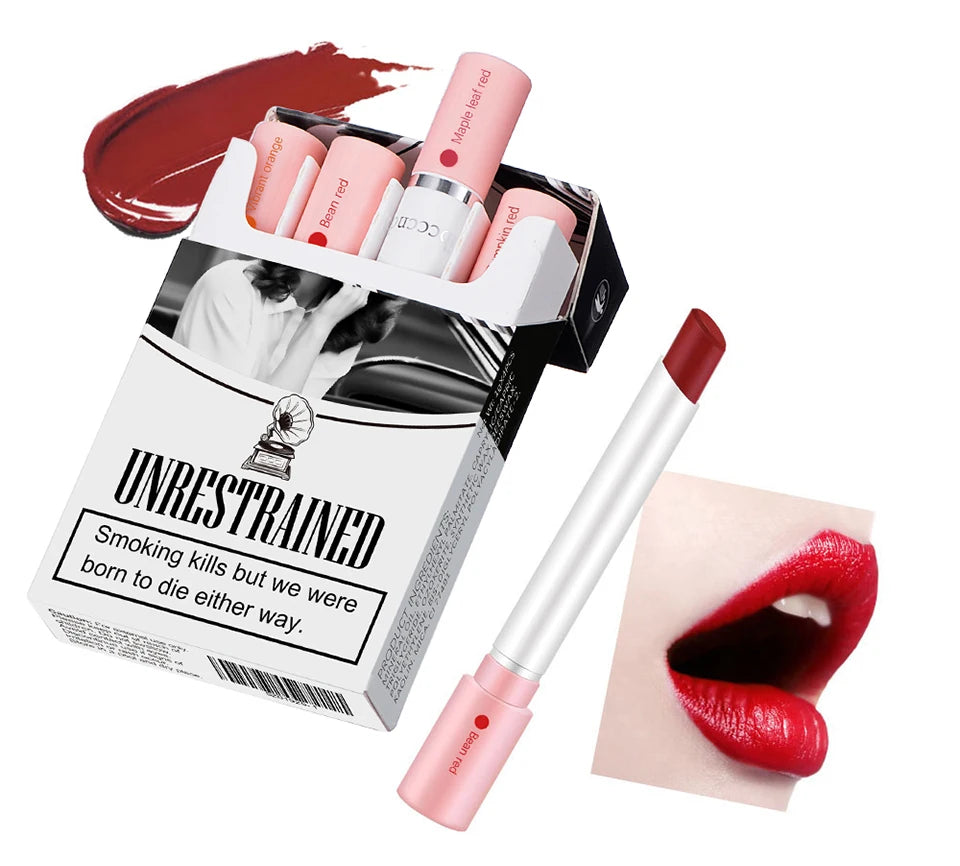 Matte Lipstick Set with Waterproof Long-Lasting Velvet Finish