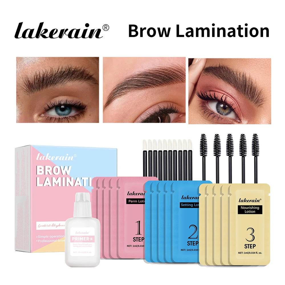 Professional Brow Lamination Kit for Fuller and Thicker Eyebrows - 1