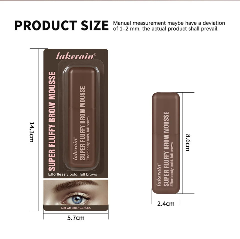 Volumizing Fluffy Brow Mousse for Natural Full Eyebrows